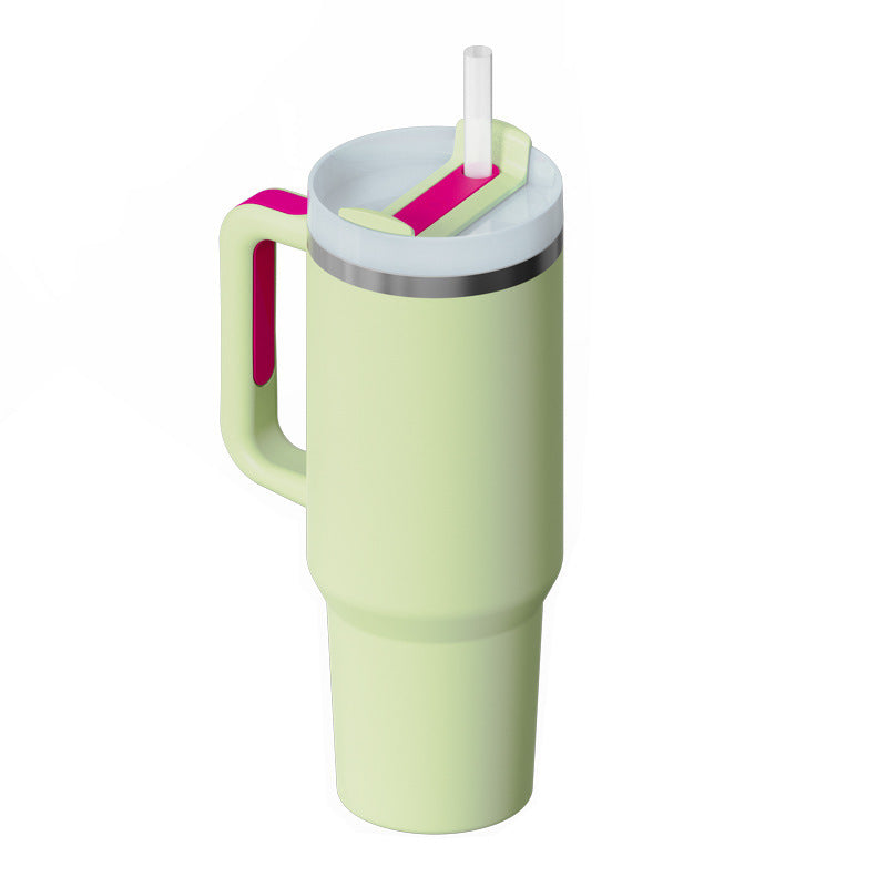 Mug isotherme 40oz avec poignée et paille