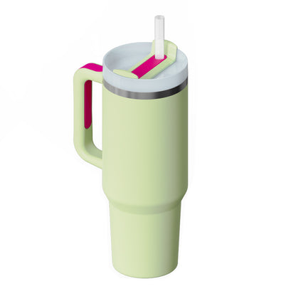 Mug isotherme 40oz avec poignée et paille