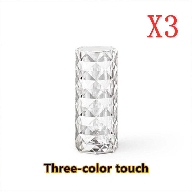Diamond Night Light Rose Projector Lamp Decor