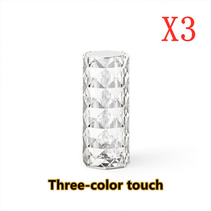 Diamond Night Light Rose Projector Lamp Decor