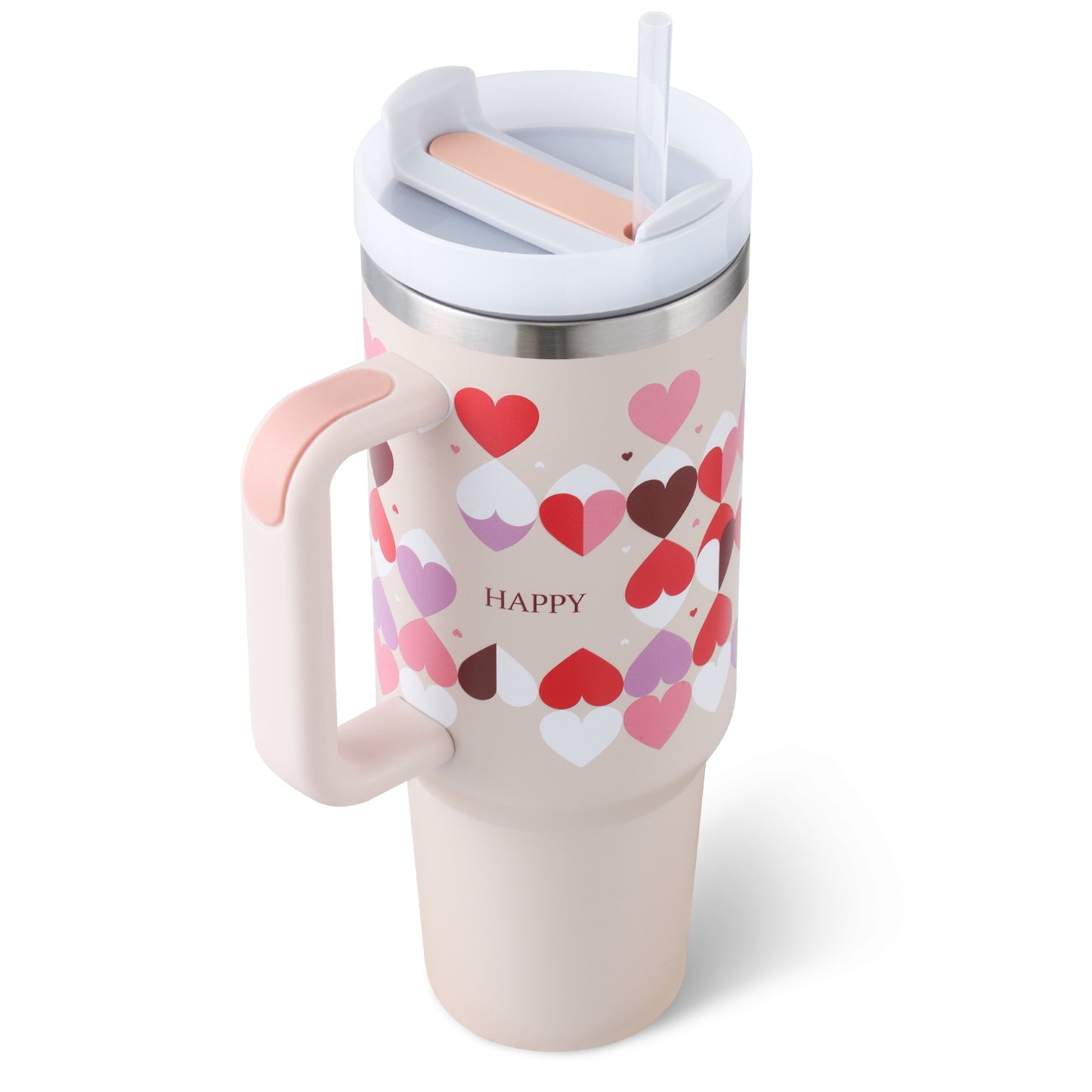 Mug isotherme 40oz avec poignée et paille