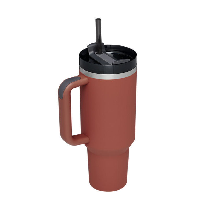 Mug isotherme 40oz avec poignée et paille