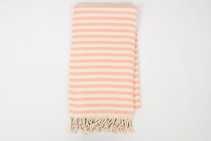 Serviette turque en coton bio – Élégance & douceur artisanale