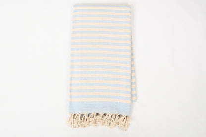 Serviette turque en coton bio – Élégance & douceur artisanale