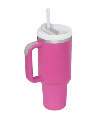 Mug isotherme 40oz avec poignée et paille