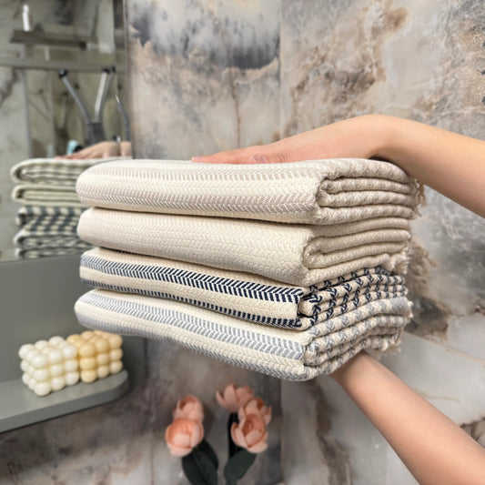Serviette turque en coton bio – Élégance & douceur artisanale