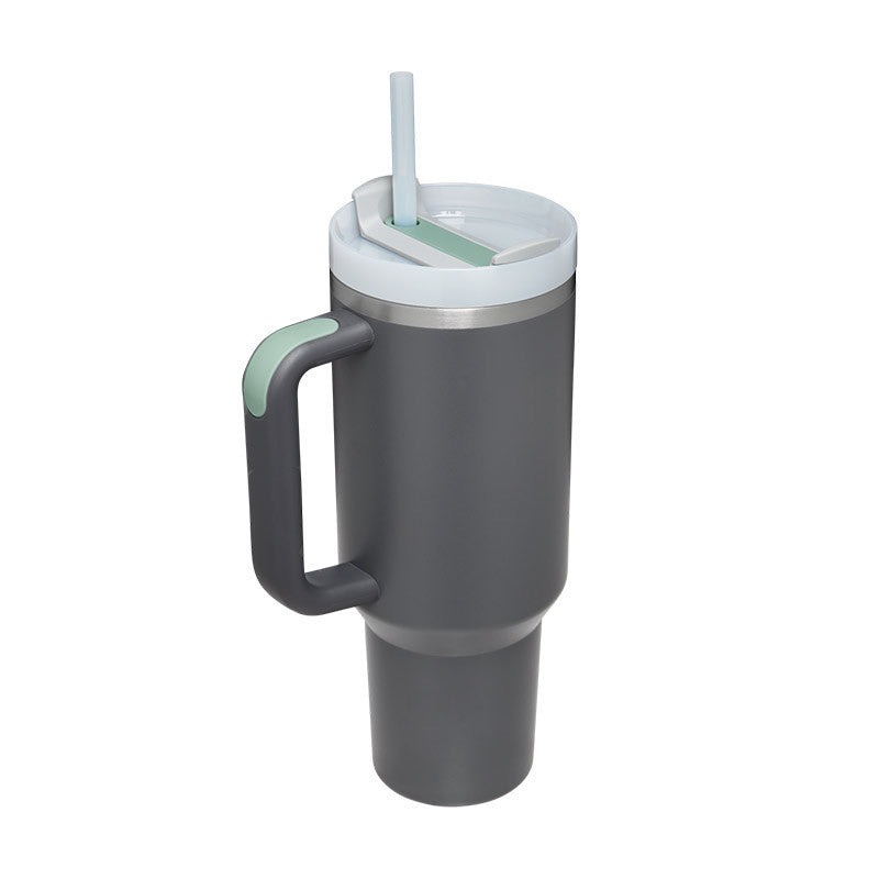 Mug isotherme 40oz avec poignée et paille