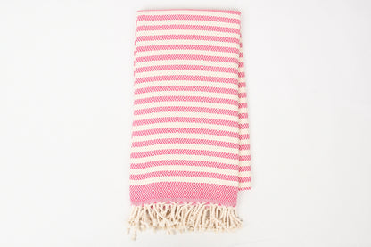 Serviette turque en coton bio – Élégance & douceur artisanale