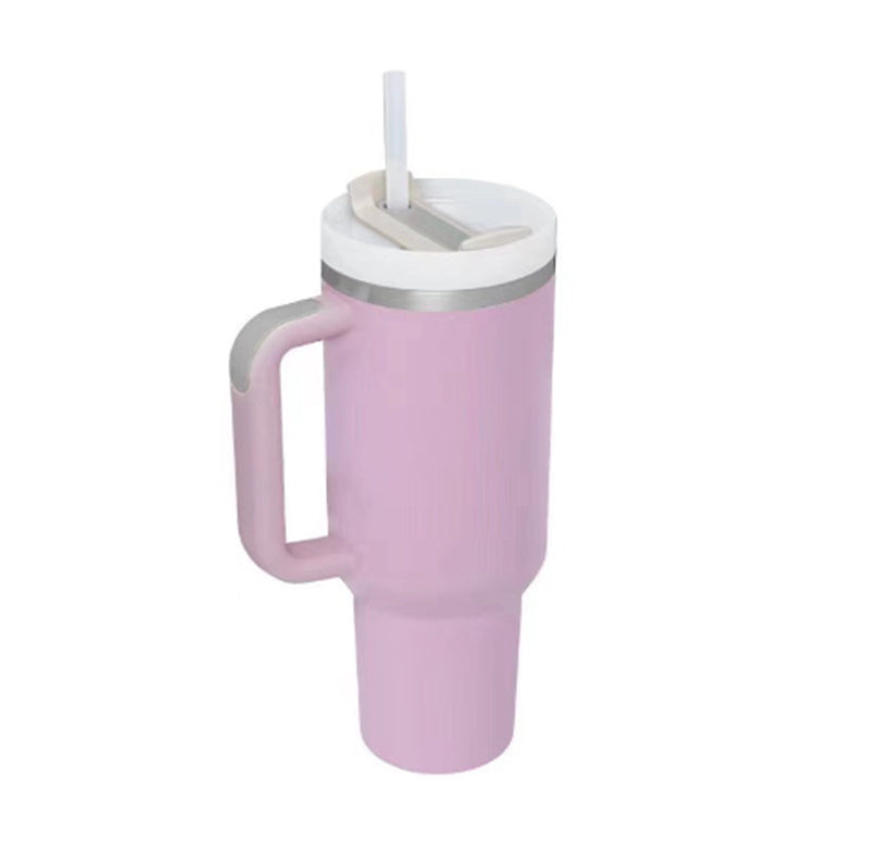Mug isotherme 40oz avec poignée et paille