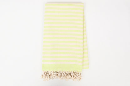 Serviette turque en coton bio – Élégance & douceur artisanale