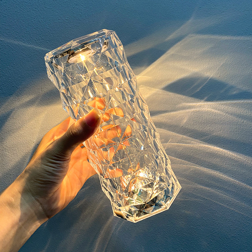 Diamond Night Light Rose Projector Lamp Decor