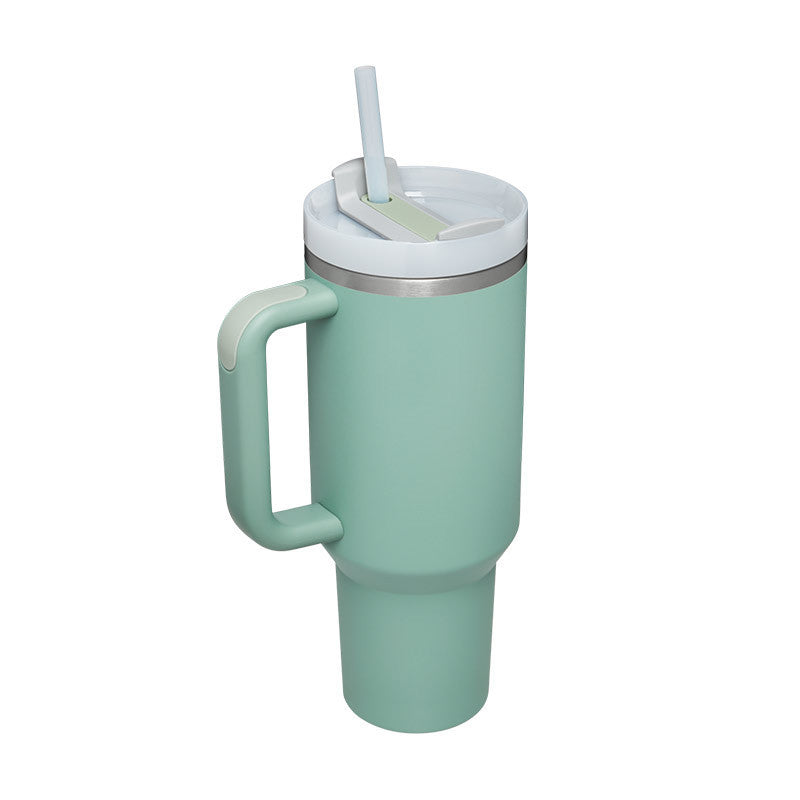 Mug isotherme 40oz avec poignée et paille