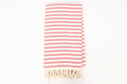 Serviette turque en coton bio – Élégance & douceur artisanale
