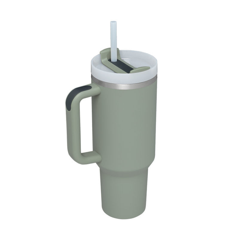 Mug isotherme 40oz avec poignée et paille