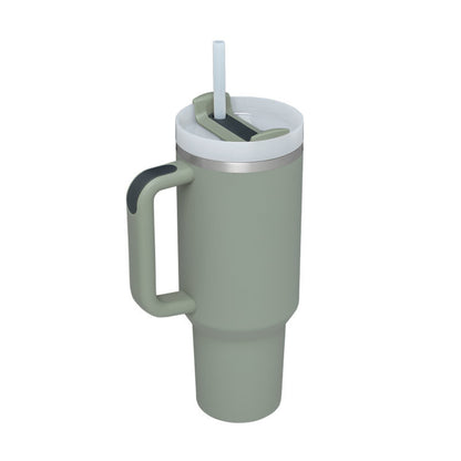Mug isotherme 40oz avec poignée et paille