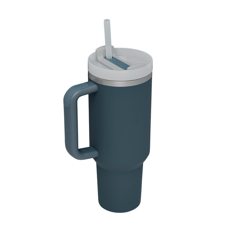 Mug isotherme 40oz avec poignée et paille